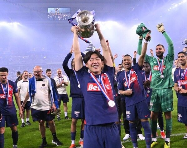 파리 생제르맹의 이강인. /구단 페이스북