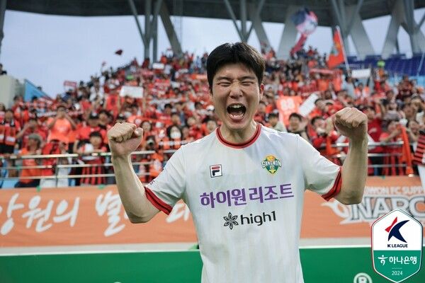 강원FC 황문기. /한국프로축구연맹 제공