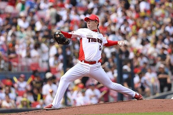 KIA 선발 투수 양현종이 역투하고 있다. /KIA 타이거즈 제공