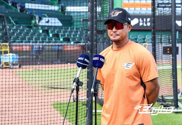 정경배 한화 이글스 감독대행. /한화 제공