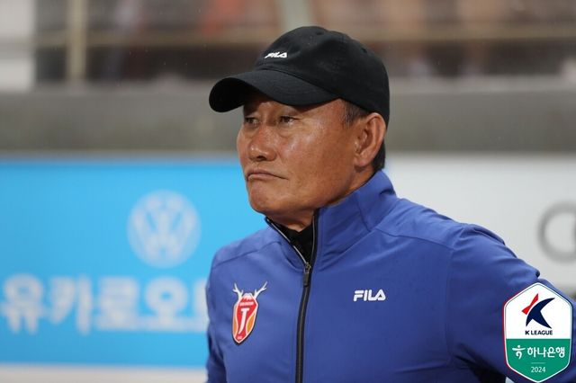김학범 제주 유나이티드 감독. /한국프로축구연맹 제공