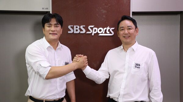 차상현(왼쪽)-최태웅 SBS 스포츠 배구 해설위원. /SBS 스포츠 제공