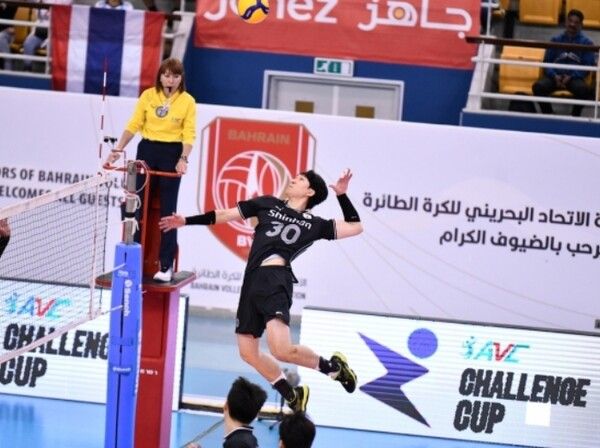 한국 남자배구 대표팀의 신호진. /AVC 홈페이지 캡처