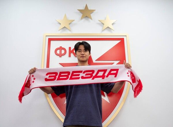 설영우. /즈베즈다 페이스북