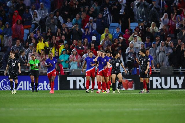 한국 여자 축구 대표팀이 미국과의 평가전 2차전에서 0-3으로 패했다. /연합뉴스