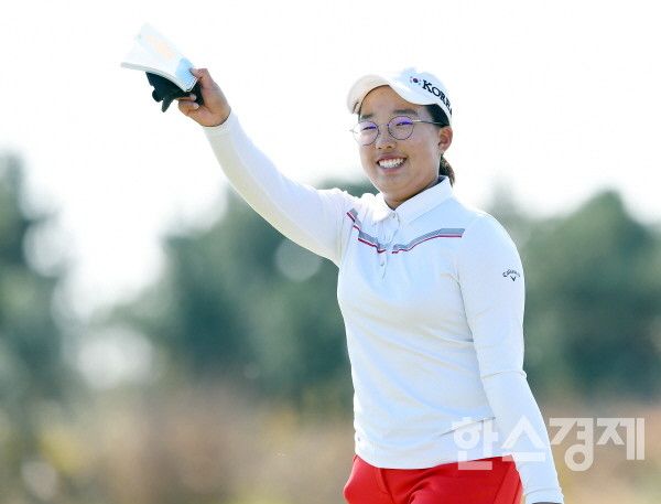 2020년 11월 한국스포츠경제가 주최한 제1회 한국유소년골프 왕중왕전 당시 이효송. /한국스포츠경제DB