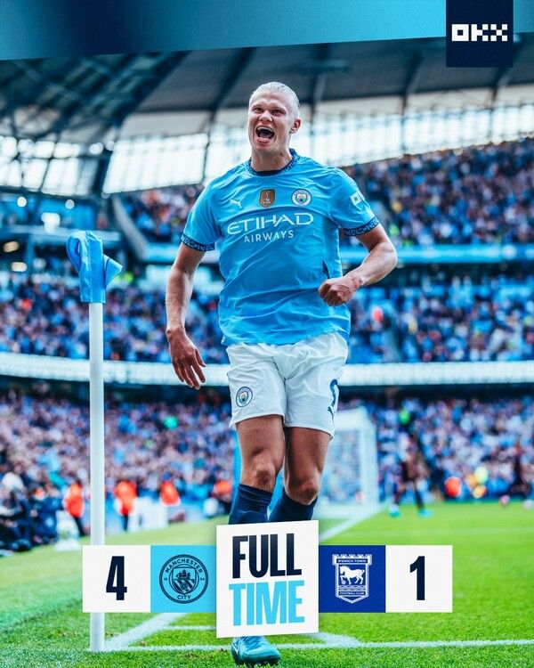 맨체스터 시티 엘링 홀란. /구단 페이스북