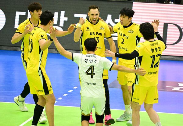 프로배구 V리그 남자부 KB손해보험. /KOVO 제공