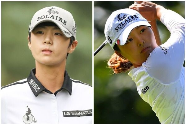 박성현(왼쪽)과 고진영. /KLPGA, LPGA 페이스북