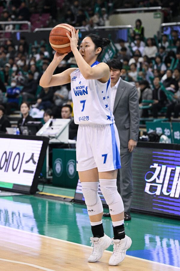 여자프로농구 아산 우리은행 김민지. /WKBL 제공