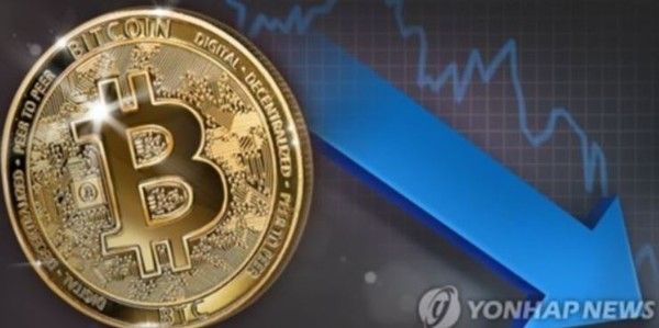 비트코인 가격이 폭락했다. / 연합뉴스&nbsp;