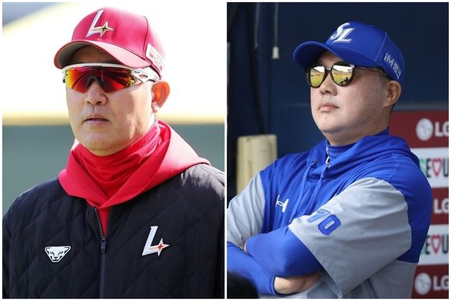 이숭용(왼쪽) SSG 감독, 박진만 삼성 감독. /SSG 랜더스, 삼성 라이온즈 제공