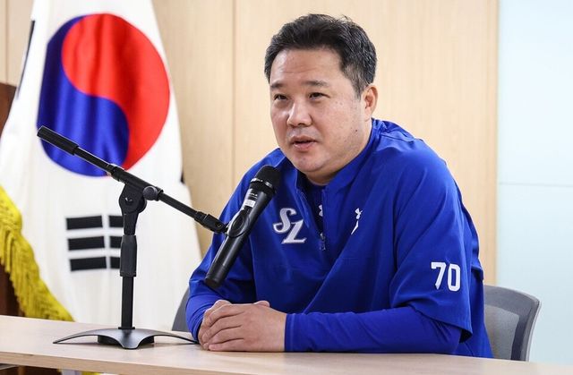 박진만 감독. /삼성 라이온즈 제공