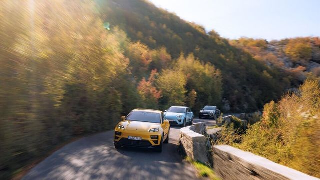 포르쉐 마칸의 주행 모습./포르쉐AG