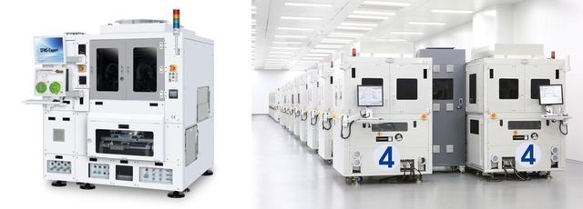 (왼쪽부터)&nbsp;한화세미텍의 SFM5-Expert장비,&nbsp;한미반도체 듀얼 TC본더 / 각 사 제공&nbsp;