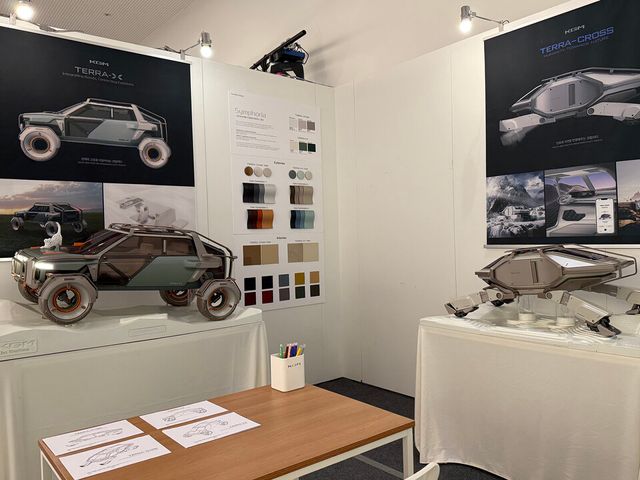 KGM, '서울디자인위크 2025'에서 미래형 모빌리티 디자인 작품 전시./KG모빌리티