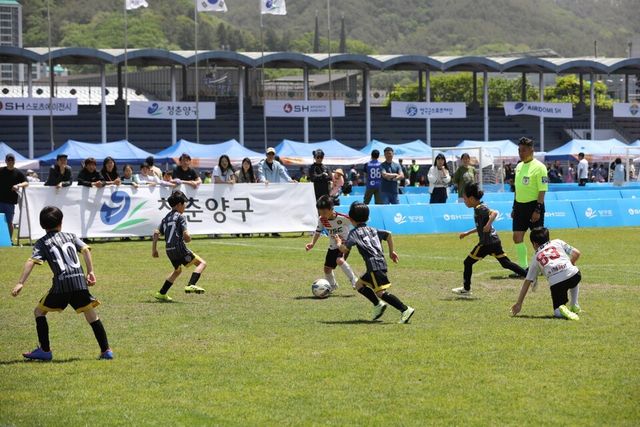 강원도 양구군에서 열린 유소년 축구 페스티벌. /SH스포츠에이전시 제공