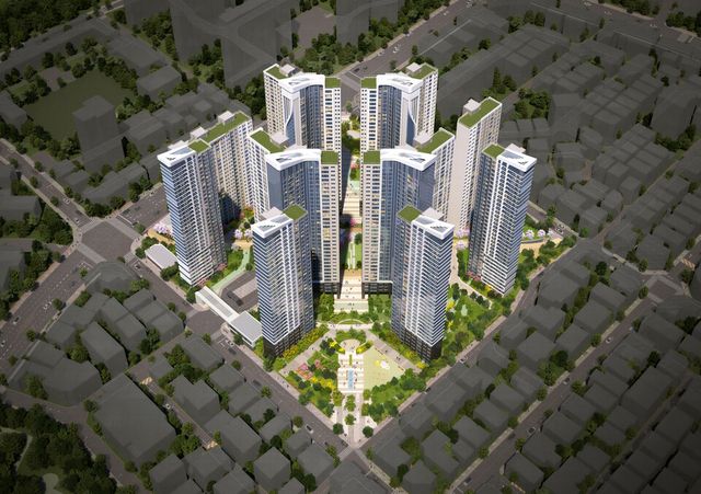 가락극동아파트 재건축 조감도./정비몽땅