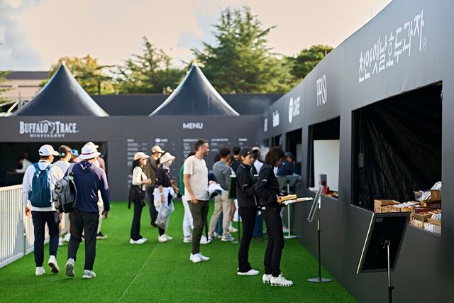 푸드코트에 있는 갤러리 모습. /KPGA 제공