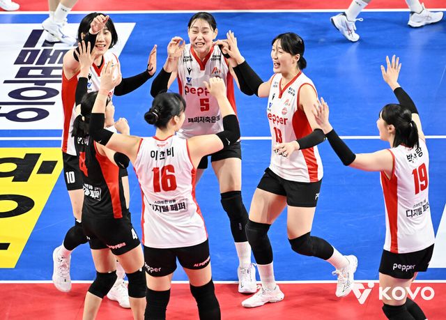 프로배구 V리그 여자부 페퍼저축은행. /KOVO 제공