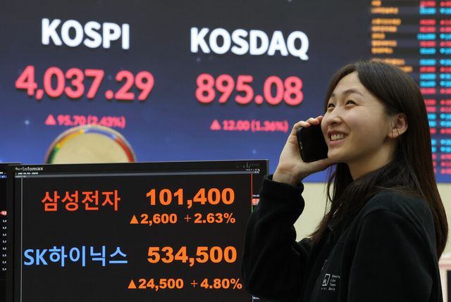 코스피가 27일 사상 처음 4000선을 돌파했다. /사진=연합뉴스