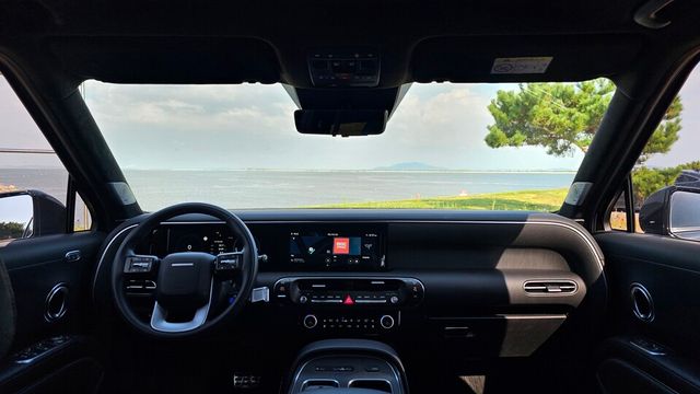 현대차 '디 올 뉴 팰리세이드 하이브리드'의 실내./ 곽호준 기자