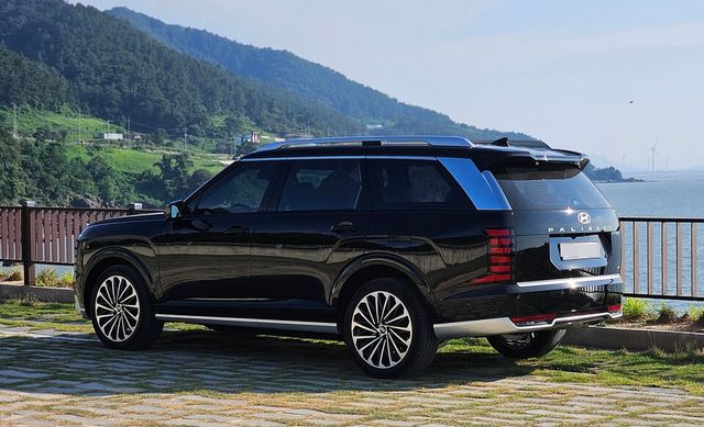 현대차 '디 올 뉴 팰리세이드 하이브리드'의 외관./ 곽호준 기자