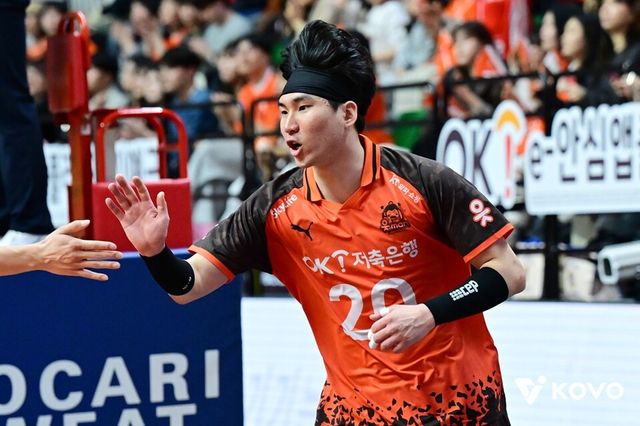 OK저축은행 시절 신호진. /KOVO 제공