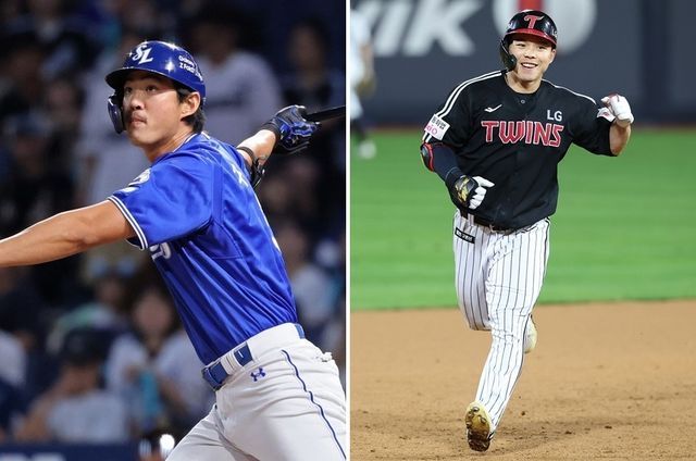 구자욱(왼쪽), 문성주. /삼성 라이온즈, LG 트윈스 제공