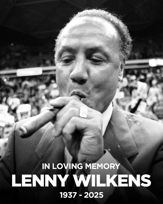 고(故) 레니 윌킨스 감독. /애틀랜타 호크스 페이스북