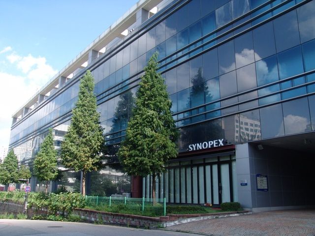 시노펙스 본사 사옥 전경./시노펙스
