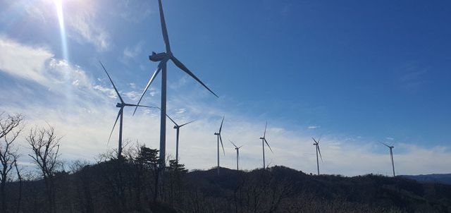 '봉화 오미산 풍력발전단지' 전경/봉화군 제공