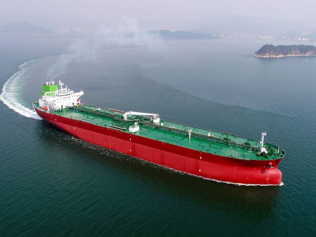 케이조선이 건조한 11만5000톤급 석유화학제품운반선./케이조선