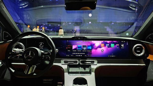 메르세데스-벤츠 '디 올-뉴 일렉트릭 GLC'의 실내./곽호준 기자