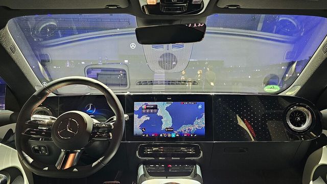 메르세데스-벤츠 '디 올-뉴 CLA'의 실내./곽호준 기자