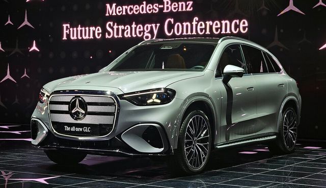 메르세데스-벤츠 '디 올-뉴 일렉트릭 GLC'의 외관./곽호준 기자