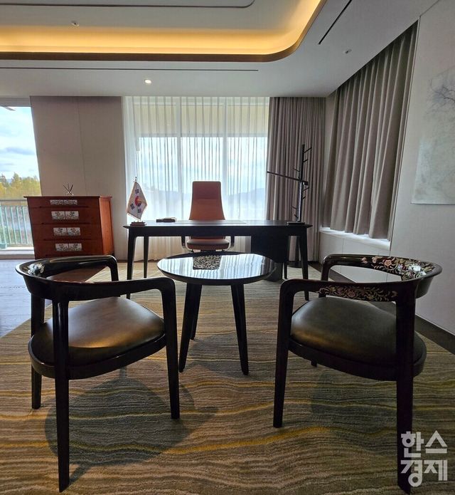 교원그룹 드림센터 경주 PRS 집무실 모습. /박종민 기자