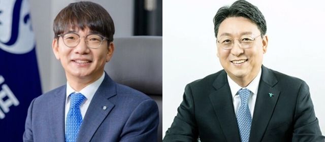 (왼쪽부터) 이영종 신한라이프 대표, 남궁원 하나생명 대표. 사진/각사