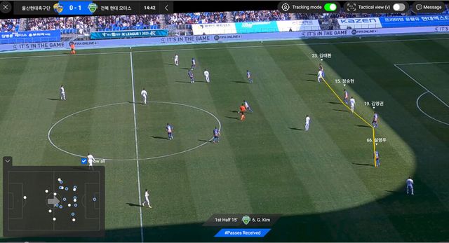 비프로11이 프로축구 K리그1(1부) 울산 HD에 맞춤으로 제공한 경기 리포트. /비프로11 제공