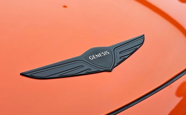 제네시스 'GV60 마그마'의 엠블럼./곽호준 기자