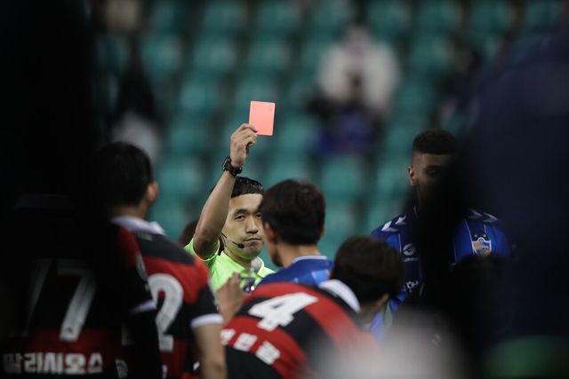김우성 주심. /한국프로축구연맹 제공