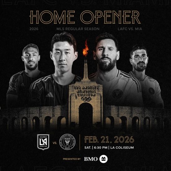 LAFC의 내년 MLS 개막전 홍보 이미지. /LAFC 인스타그램