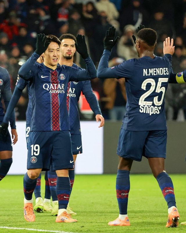 PSG 이강인(19번). /구단 페이스북