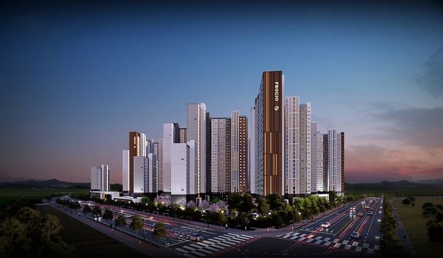 풍무역 푸르지오 더 마크 석경투시도./대우건설