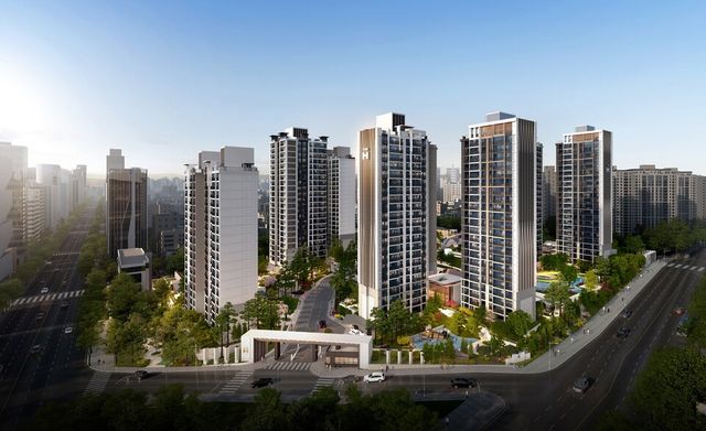 '더 뉴 하우스'를 통해 바뀌게 될 삼성동 힐스테이트 2단지 조감도./현대건설