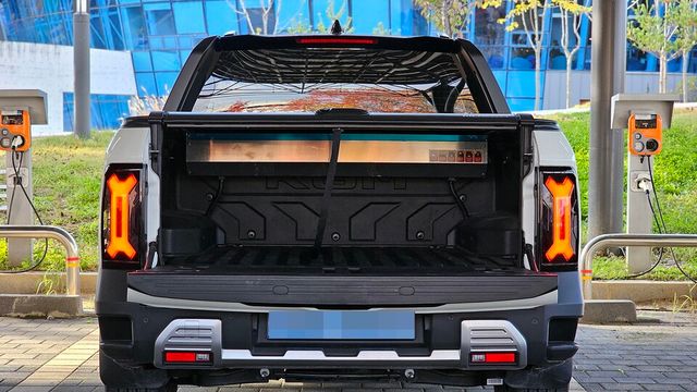 KGM '무쏘EV'의 데크./곽호준 기자