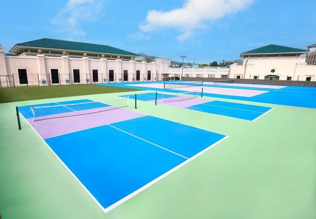 롯데호텔 제주 피클볼 전용 코트 모습. /롯데호텔앤리조트 제공