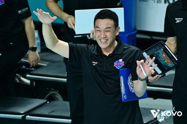 여오현 IBK기업은행 감독대행. /한국배구연맹 제공