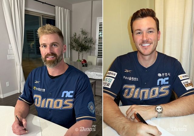 데이비슨(왼쪽), 라일리. /NC 다이노스 제공