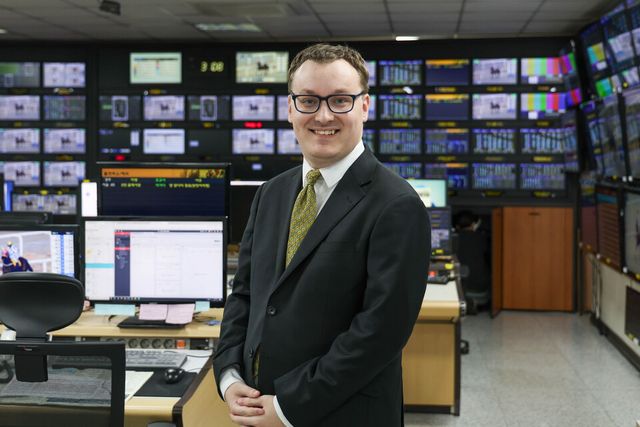 호주 출신 경마 아나운서 루크 험프리스. /한국마사회 제공